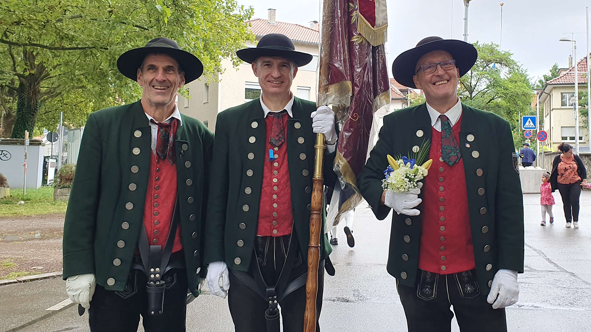 Unsere Fahnenrotte Arthur, Karsten und Udo