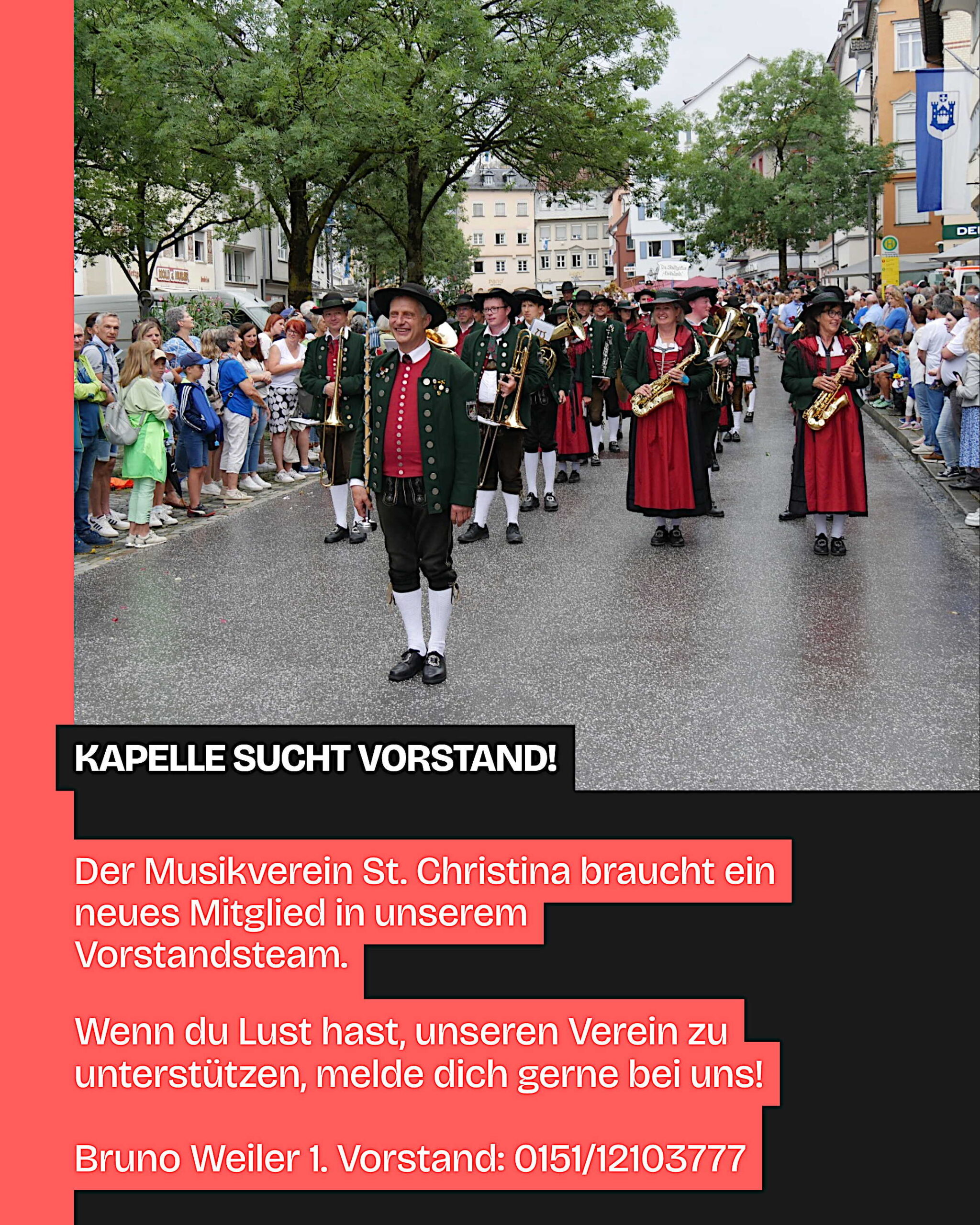 Musikverein - Vorstand gesucht