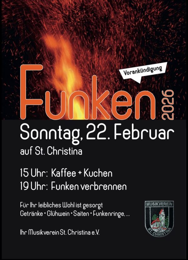 Flyer Funken 2026